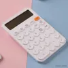 Calculatrices Calculatrice à gros boutons Calculatrice de bureau portable pour enfants avec écran LCD extra large Gros boutons mignons pour les enfants