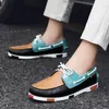 Leather Men Casual Shoes Fashion Boat Shoes England Men's Flats Lace Up Men Loafers British Style Classic Lazy Shoes mens dress 240119