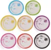 Pan Dinner plates Food Sushi Melamine Dish Rotary Sushi-Plate Round Colorful Conveyor Belt-Sushi Serving Plate Dinnerware SN5901 LL