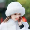 Berets Winter Fisherman's Hat Natural Norek Hair Snow Snow Fashion Travel 2024