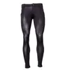 Pantalon pour Homme Haute Élastique Soie Glacée Crayon Élastique Coupe Parfaite Pantalon Décontracté Très Extensible Sexy Transparent Maigre Respirant Leggings