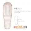 AEGISMAX AIR 10D 6 градусов легкий ультра сухой утиный пух Pro 800FP сверхлегкий спальный мешок для путешествий и пеших прогулок 240119