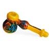 Glass Hammer Pipe Glass hand Pipe Dry Hammer Hand Pipe 5 Inch Hammer Glass Dry Pipe Hand Blown Glass Pipe smoking Pipes