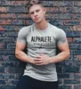 Erkek Tişörtleri Lete 2023 Yeni Erkekler Kas Tshirt Vücut Geliştirme Moda Pamuk Gömlek Erkekler İçin Egzersiz Günlük Giyim Sokak Giysesi T240126