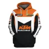 Motocycle Racing Clothing 2023 Rockband 까마귀 디지털 3D 인쇄 캐주얼 드롭 배달 OTGDI