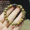 Strand Green Sandalwood 8mm Bracelet Personality Couple Retro Style Ethnic