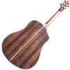 41 inch real abalone D-type acoustic guitar, fir solid top ebony fingerboard OEM custom guitar