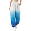 Calças femininas oversize coreano mulheres sweatpants calça esporte solto verão cintura alta perna larga calças casuais moda fitness feminino reto