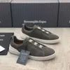 Zegnas – chaussures décontractées en cuir pour hommes, nouvelle tendance, coupe basse, One Step, paresseux