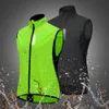 WOSAWE Women Reflective Cycling Vest Solid Woven Sportswear Men Cycling Windbreaker Water Repellent Windproof MTB Bike Jacket 240123