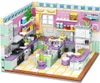 Blocs 595 pièces blocs de construction de ville ensembles Kits amis maison Mini cuisine modèle jouets éducatifs pour les fillesvaiduryb