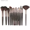 Makeup Brushes MAANGE 18PCS Makeup Brushes Set For Eyeshadow Foundation Powder Eyeliner Multi-Color Optional Beauty Tools Cosmetic Kit Q240126