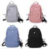 Lu Womens Yoga Outdoor Bag Ryggsäck Casual Gym Tonåring Student School Bag Knapsack 4 Färger