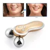 3D Roller V Face Lifting Massager Micro Current Skin Firming Wrinkle Removal Device Body Sliming Massage Machine 240122