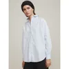 TT Home White Shirt Women's 2024 Spring/Summer Leisure Commuter Loose Lapel Long Sleeve A-line Fashion Brand Clothes
