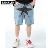 Herren Shorts Harajuku Vintage Sternmuster Denim Shorts Herren Übergroße Straßenkostüm Rock Gothic Bermuda Casual Sport Basketball Shorts J240124