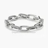 Bracelet Simple et élégant Madison chaîne tissé torsadé corde anneau Bracelets bijoux de créateur femmes accessoires de luxe chaînes mode 19CM 21CM bracelets cadeau