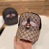 2024 Nowy styl Canvas Baseball Hat Designer Kapelusz Casquette Kolorowa czapka dla mężczyzn Woman Dopasowane czapki Tendencja Femme Vintage Luxe Jumbo Gorras Fraise Snake Tiger Bee Sun