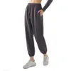 al Yoga Wear Pantaloni da jogging Nono da donna Pronti a tirare la corda Pantaloni da jogging Elastici a vita alta Pantaloni con cinturino da allenamento DSP661 moda