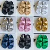 Diamond Classic Casual Casual Slip On Flat Slides Sandal Open Toe Leather Brev Buckle Ladie Summer Beach Shoes Strandskor Luxury Designer Slidskor för kvinnor