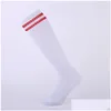 Chaussettes de sport Top Qualité Hommes Femmes Enfants Professionnel Football Confort Wearable Respirant Genou Haute Chaussette Enfants Adt Basketball Running Otv8R