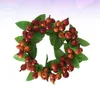 Decorative Flowers 2 PCS Garland Household Wreath Simulated Cabinet Berry Decor Room Indoor Decoration