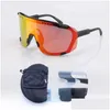 Уличные очки, оригинальные Poc Devour, поляризационные солнцезащитные очки с 4 линзами для мужчин и женщин, спортивные очки для горного велосипеда, Mtb Gafas Ciclis Otedb