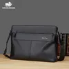 Bison Denim oryginalne skórzane męskie torba na ramię wysokiej jakości cowhide crossbody for Business Messenger 240119