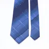 Papillon BlueStyles Uomo Jacquard di seta a righe scozzese floreale 7 cm Cravatta Accessori Abbigliamento quotidiano Camicia Abito Cravatta Regalo per la festa di nozze