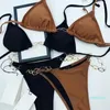 Luxus-Bikini-Sets, Badeanzug, sexy Cut-Out-Bademode, Kettenring-Schwimmanzug für Frauen, zweiteiliger Badeanzug, florales Biquini, Strandausrüstung