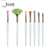 Make-up-Pinsel Jessup Make-up-Pinsel-Set, 7-teilig, Pinsel, Lidschatten, Concealer, Blending Contour, Augenpinsel, synthetisches Haar, Q240126