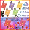 Orijinal puf 11K Mrvi Thunder 11000 Pufs Bar Bang King Puff 12K Tek Kullanımlık E Sigara Vape, Şarj Edilebilir 600mAh Pil 19ml Pod Elfbar Pen