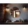 Mirrors Circar Asymmetrical Mirror Scalloped Glam Wall Round Decor For Powder Drop Delivery Home Garden Home Decor Otrba