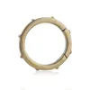 Solid 14k Yellow Gold Dotted Round Openable Clasp Lock Finding Jewelry Component for Bracelet Necklace