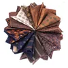 Bow Ties Pocket Square For Men Women Floral Chest Towel Hanky Wedding Hankies Men's Suit Handkerchief Suits Gifts