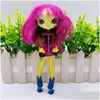 Lalki 3PCS Una Wiersz Monster For Girl DIY Birthday Gift 16cm Novi Star Long Hair Doll Toy z ubraniami 230613 Drop dostawa