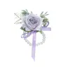 Декоративные цветы Нежный аксессуар на запястье Цветочный браслет с мягким цветочным жемчужным декором