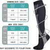 Chaussettes de sport Chaussettes de compression pour hommes en cours d'exécution Football 20-30Mmhg Chaussettes de sport Marathon Femmes Nylon Prévention du soulagement de la douleur varicocèle YQ240126