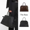 The Row Soft Margaux 15 Tote Bag Dong Jie's Same Autumn/Winter Large Capacity Commuter Handheld Women's Bag