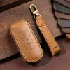 Genuine Leather Car Key Cover Case Fob Shell for Mazda 2 3 6 Atenza Axela Demio CX-5 CX5 CX-3 CX7 CX-9 2015 2016 2017 2018 2019