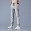 Calças masculinas de alta qualidade 2024 estilo casual verão elasticidade moda coreana primavera golfe respirável