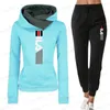 Men's Hoodies Sweatshirts Tracksuit Women Winter 2023 Female Pullovers Hoodies+Pants Jogging Woman Two Pieces Set Sports Suit for Women Clothing Outfits T240126