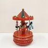 Christmas Music Box Musical Revolving Figurine Gift for Girl Woman Mom Kids 240118