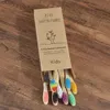 Spazzolino da denti 10 pezzi Spazzolino colorato per bambini Spazzolino da denti ecologico con setole morbide in bambù Bambini Bambou Dente vegano Igiene orale senza plastica