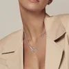 Bracelet en forme de cœur pour femmes, assorti au collier Suower à breloques, accessoires de tous les jours, cadeaux à la mode, nouvelle collection