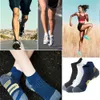 Meias esportivas 3 pares de meias esportivas profissionais de fitness com fundo de toalha antiderrapante meias de corrida masculinas mulheres curtas de secagem rápida treinamento de basquete sox yq240126