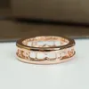 ring Designer ring luxe designer ringen voor vrouwen houden van ontwerpers gesimuleerde diamant wit rose goud trend mode goud en zilver bruiloft leuk