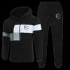 Men's Tracksuits Fashion Men's Clothing Men Tracksuits Hoodies Suit Autumn Winter Men Hooded Sweater and Sweatpants Two Piece Set Plus Size T240131