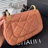 Modische Damen-Luxus-Designer-Tasche, Umhängetasche, Umhängetasche, Handtasche, Holzkette, CF-Tasche, Neuankömmlinge, Mini-Tasche, klassisches Diamondback-Muster, Clutch-Pack, stilvolle Tasche