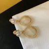 Luxury designer pearl diamond earrings with classic style, high-end and high-quality jewelry, party, wedding, and bride gifts